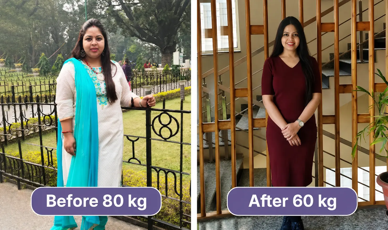 EZWeight transformation — real members, results vary